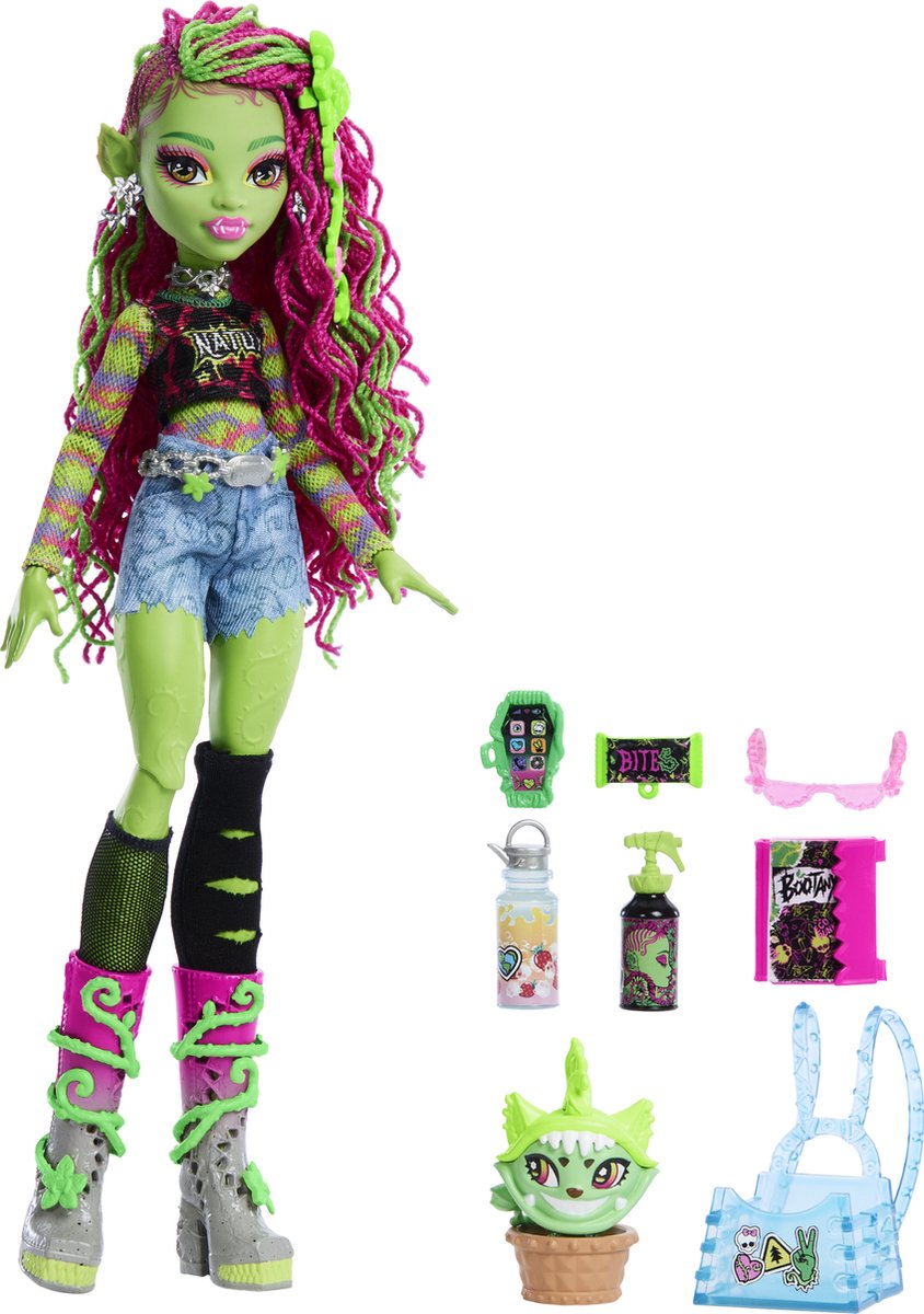 Mattel monster high dukke venus mcflytrap dukker