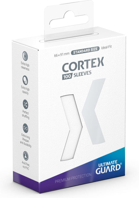 Ultimate guard cortex ærmer standard størrelse (100) - hvid