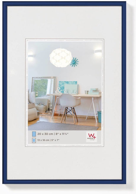 Walther new lifestyle - plastramme - fotostørrelse 40x60 cm - blå