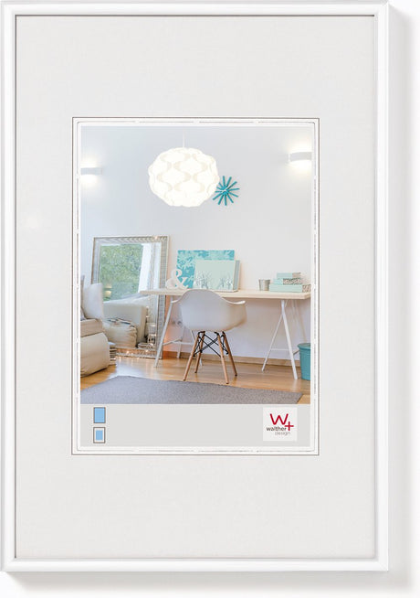 Walther new lifestyle - plastramme - fotostørrelse 60x90 cm - hvid