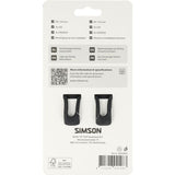 Simson lyssæt simmy batteri - sort