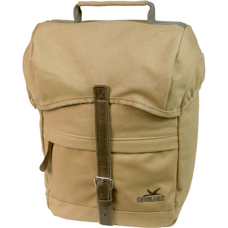 Greenlands single cykeltaske canvas rejse 20 liter 30 x 37 x 17 cm - kamel