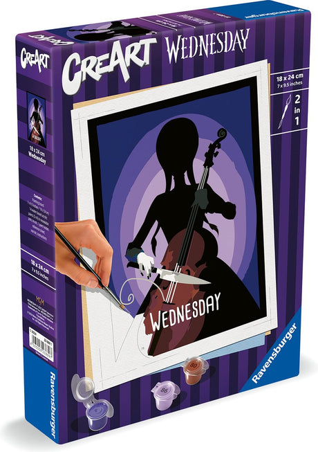 Ravensburger creart wednesday - maleri efter tal