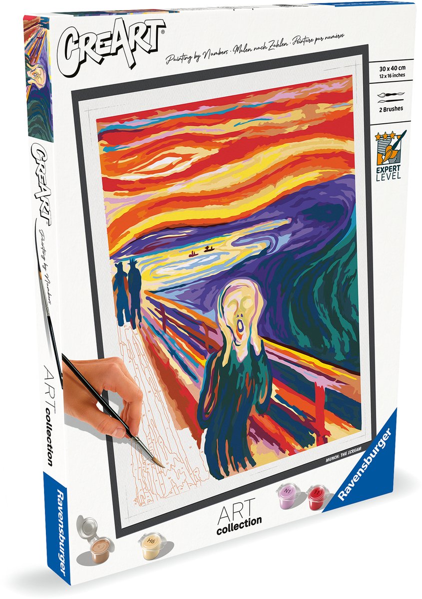 Ravensburger creart kunstsamling - munch: the scream