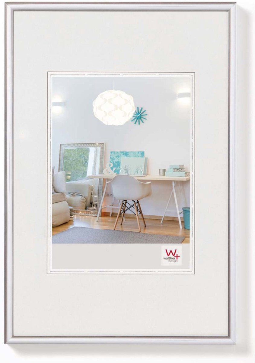 Walther new lifestyle - plastramme - fotostørrelse 20x25 cm - sølv