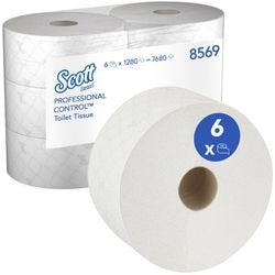 Toiletpapir scott control hvid 2-lags