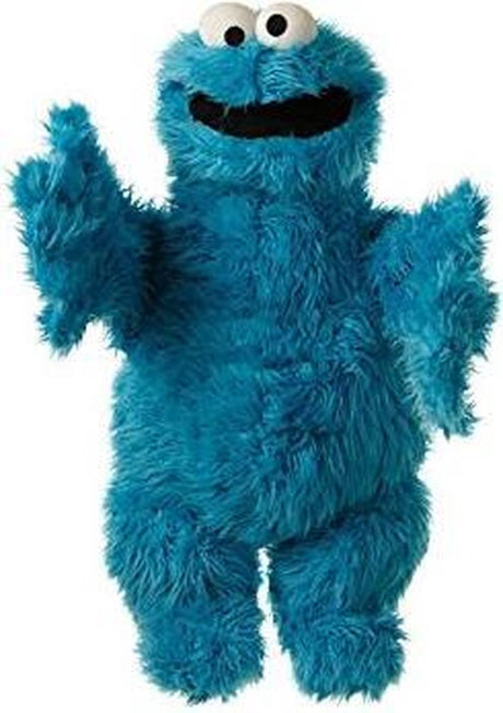 Levende dukker - hånddukke - sesamgade - kagemonster - kagemonster - 65cm