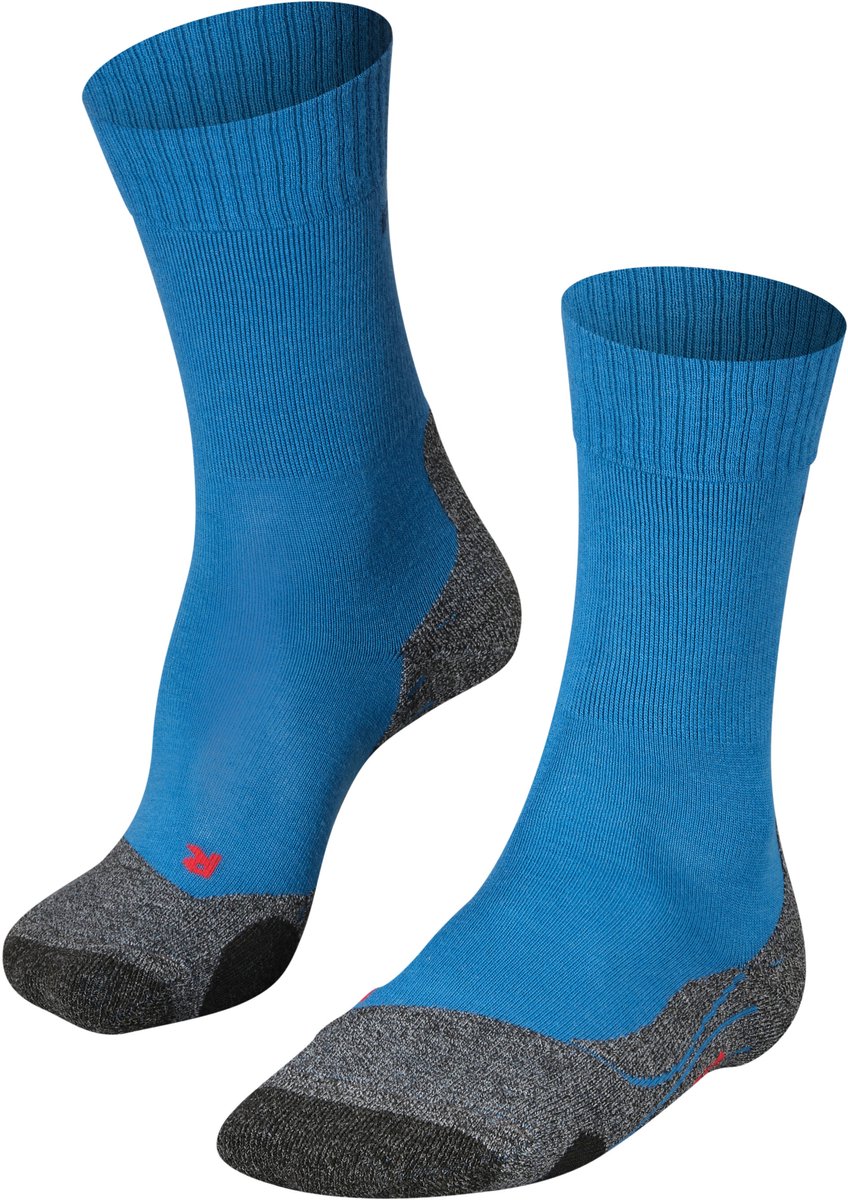 Falke tk2 anti-blister tykt uld funktionsmateriale gåstrømper herre blå - str. 42-43