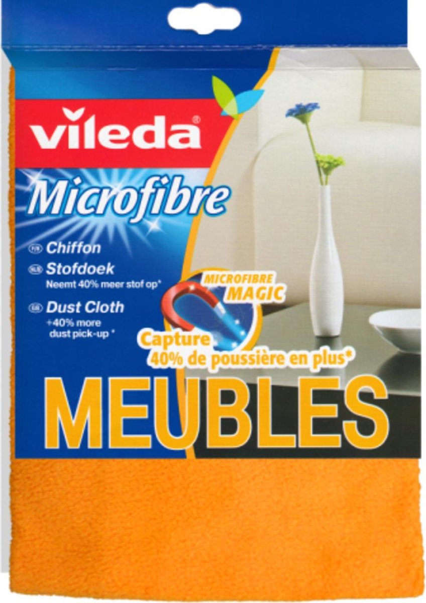 Vileda staub serie - elektrostatisk støvsuger - 30x40 cm - polyester mikrofiber
