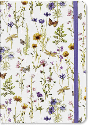 Peter pauper compacte notitieboek wildflower garden