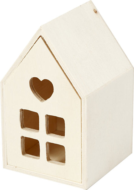 Creativ Company træhus med skuffe, 10,8 cm