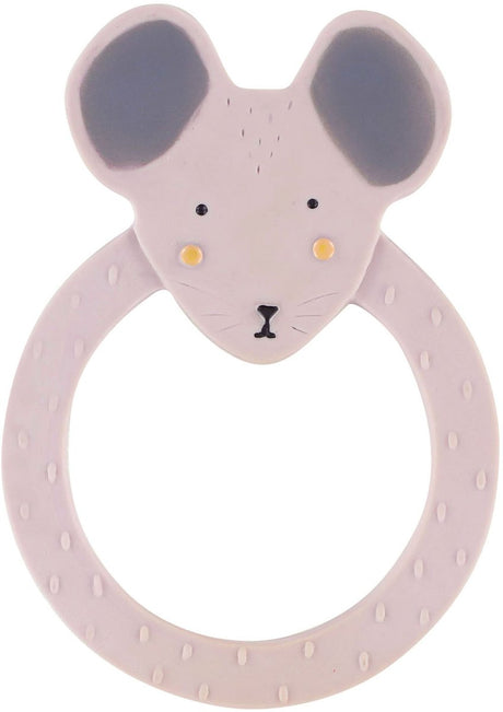 Trixie Natural Rubber Round Bite Tringing - Fru Mouse