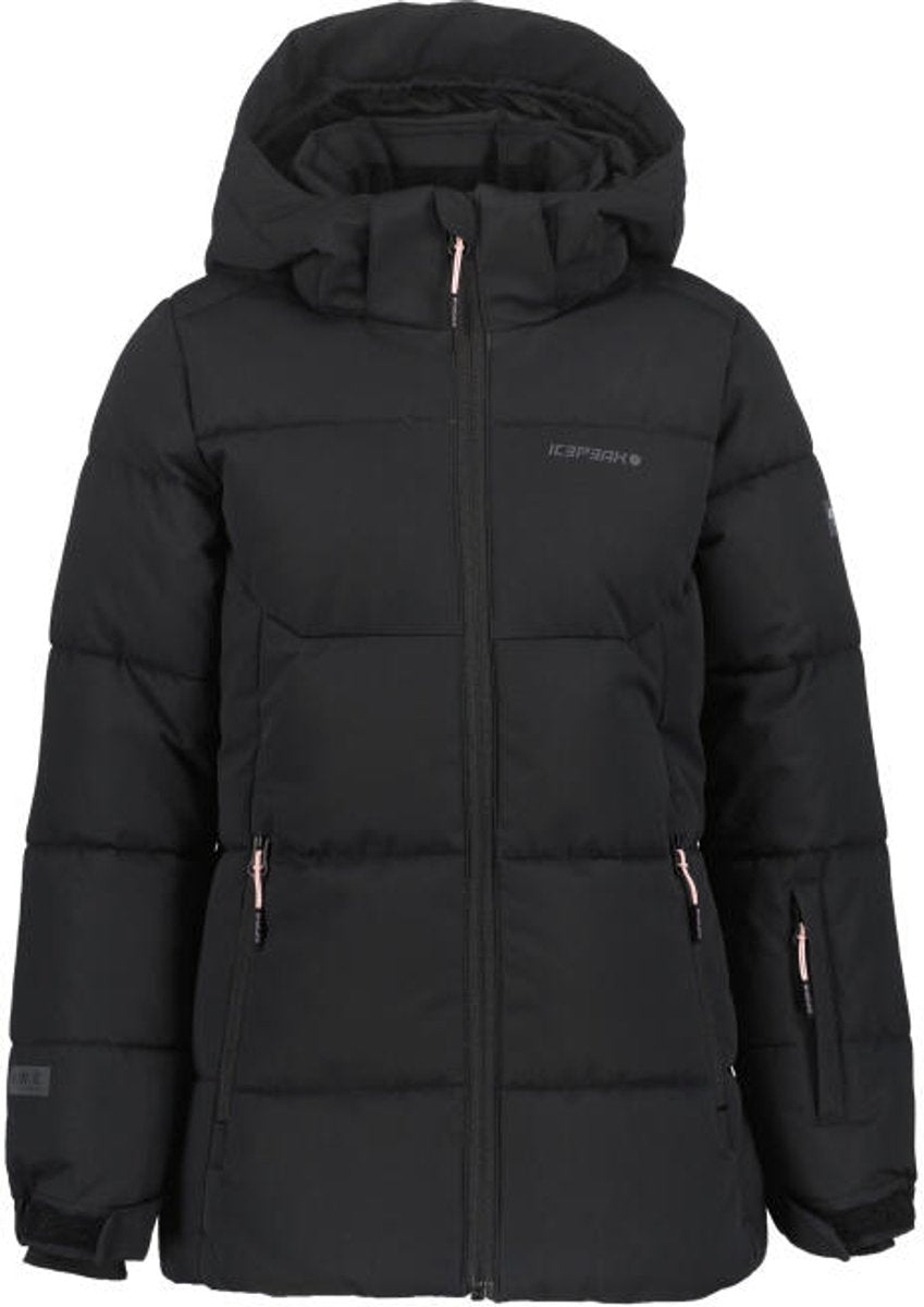 Icepeak loris jr vinterjakke til piger - sort - 176