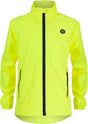 Agu essential - kids regenjas - waterdicht en ademend - met reflectie - geel - 128