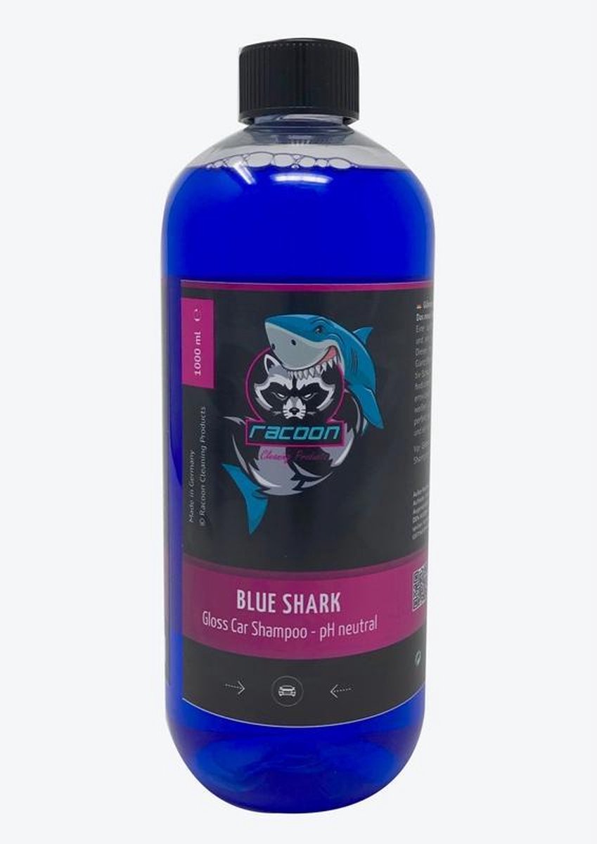 Racoon bilshampoo blå haj 1000 ml blå