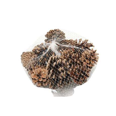 HBx naturlig levende fyrrekogler pose med 15 stykker natur
