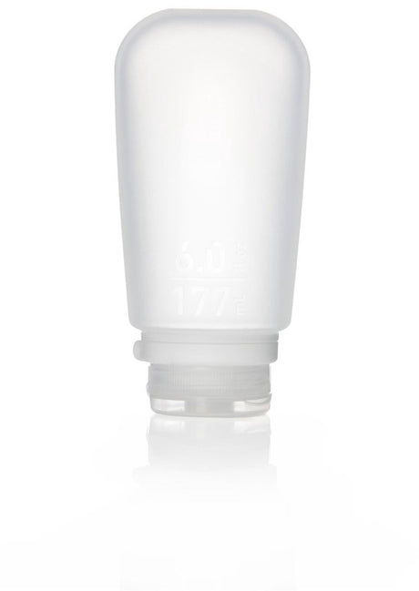 Human gear - gotoob+ - rejseflaske - flacon - genanvendelig - letvægts - xl - 177ml - klar
