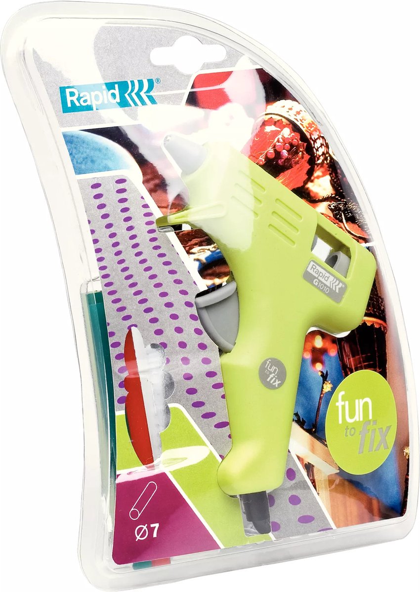 Rapid fun2fix g1010 limpistol - inklusive startsæt limpatroner - grøn