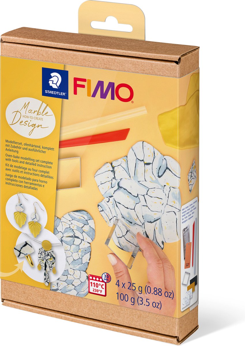Fimo hvordan man laver sæt marmordesign