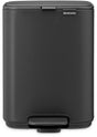 Brabantia bo pedalspand - 4 liter - badeværelse - mineral infinite grå