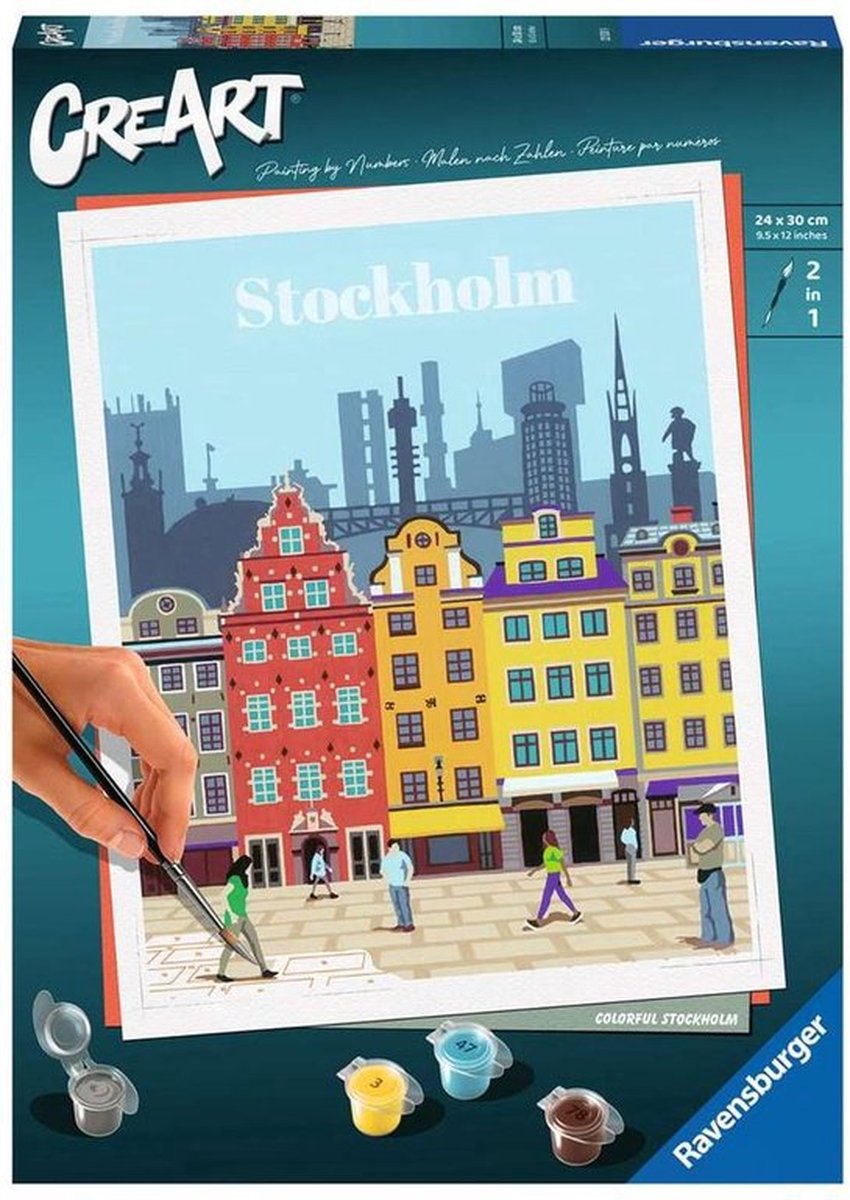 Ubranded sans marque ravensburger creart farverige stockholm