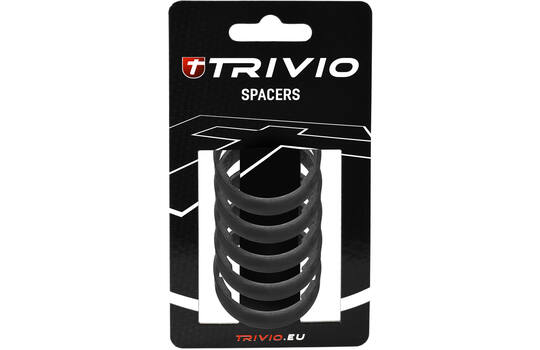 Trivio - spacer 10mm 1-1 8 carbon ud mat - 5 stk