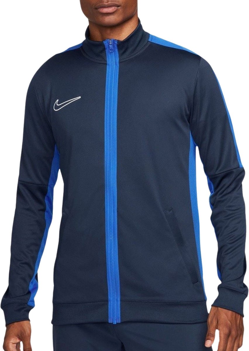 Nike academy 23 træningsjakke til mænd - marineblå royal | størrelse: l