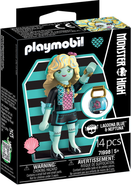 Playmobil | monster høj | lagune blå | leg figursæt til kreative halloween-eventyr undervandsmonsterdrømme | med figurtilbehør | fantastisk gave til børn fra 4 år og opefter | 71998
