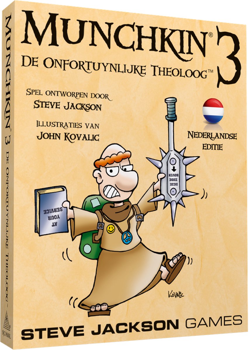 Steve Jackson Games Munchkin 3 Den Uheldige Teolog - Udvidelse - Kortspil