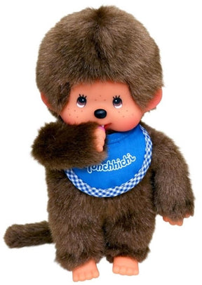 Monchhichi | dreng med hagesmæk blå 20cm