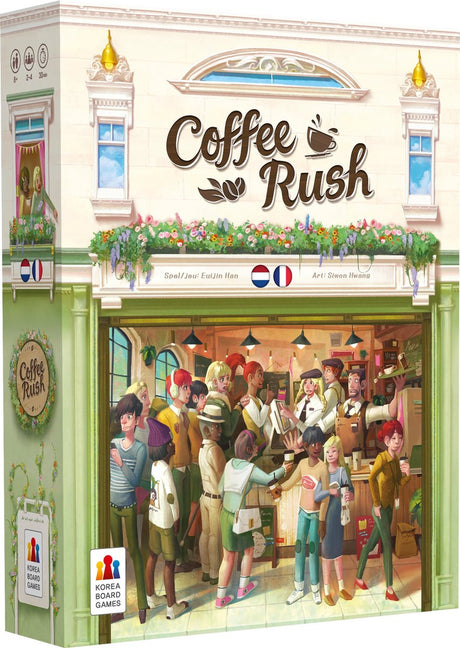 Korea brætspil - coffee rush - hollandsk brætspil - velegnet til 2-4 spillere