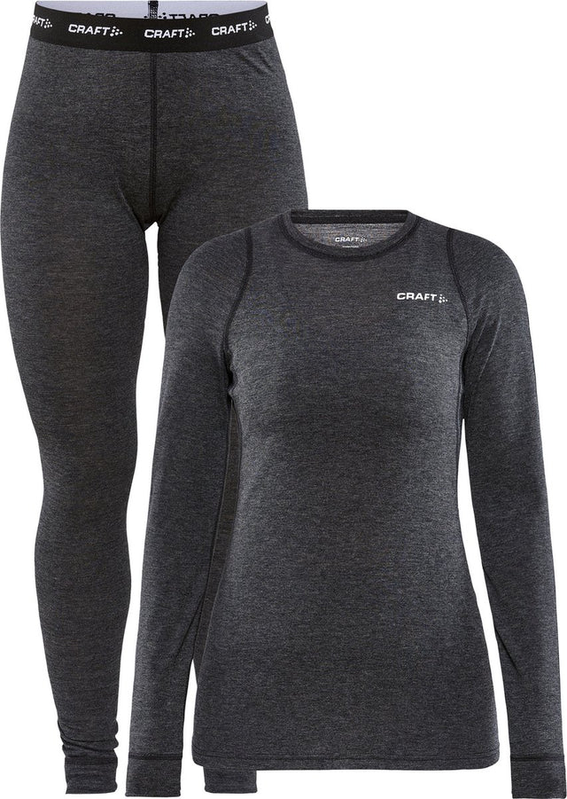 Craft core wool merino set thermoshirt dames - maat l