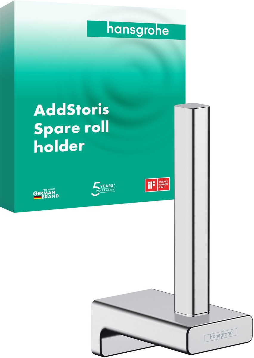 Hansgrohe addstoris reserverulleholder krom