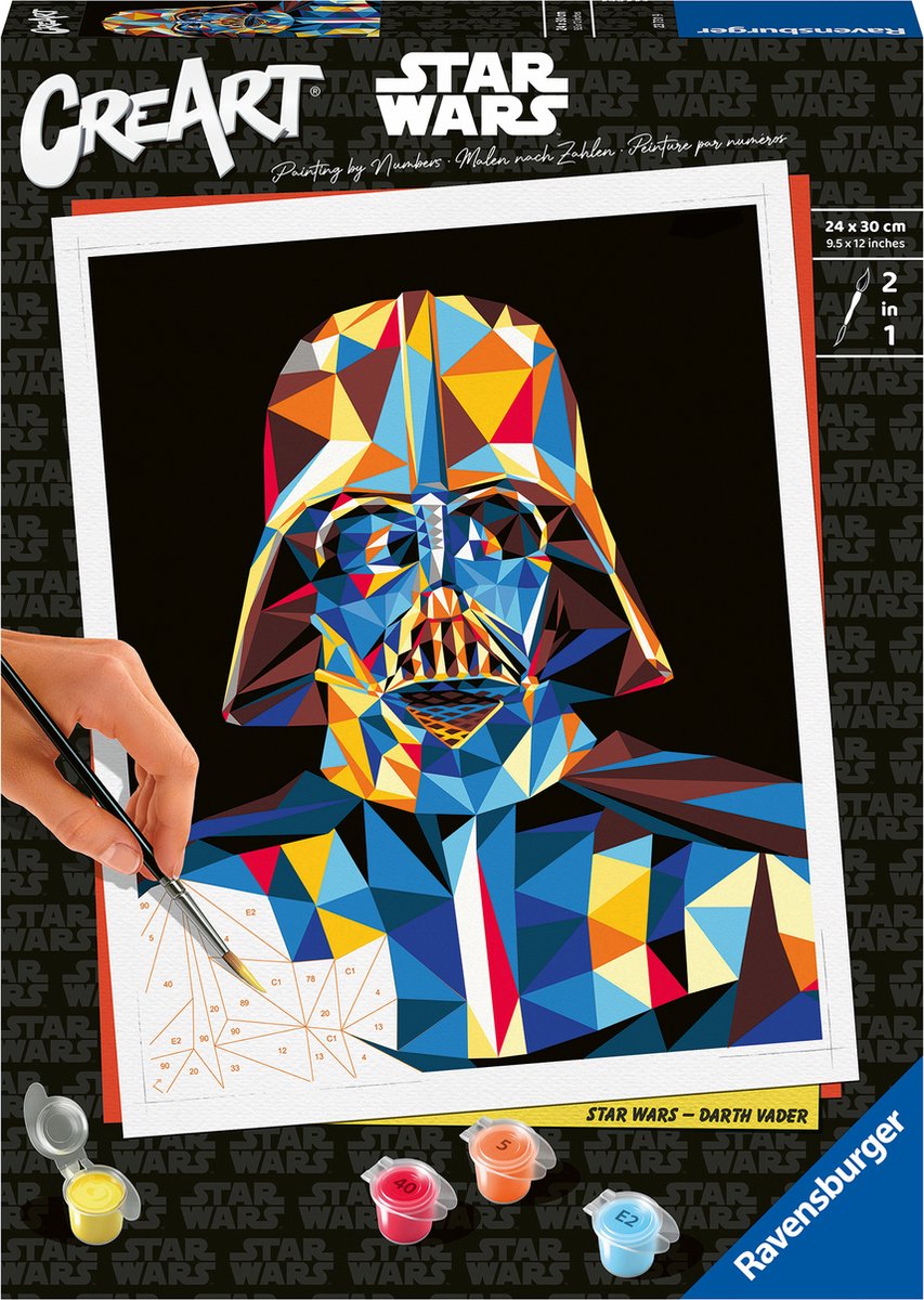 Ravensburger Creart Star Wars: Darth Vader - Paint by Numbers for Adults