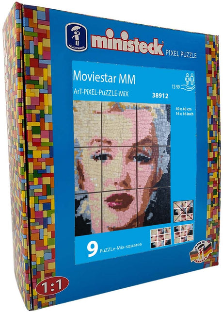 Ministeck mosaikkunst moviestar xxl æske - 5500 sten kreativt legetøj.