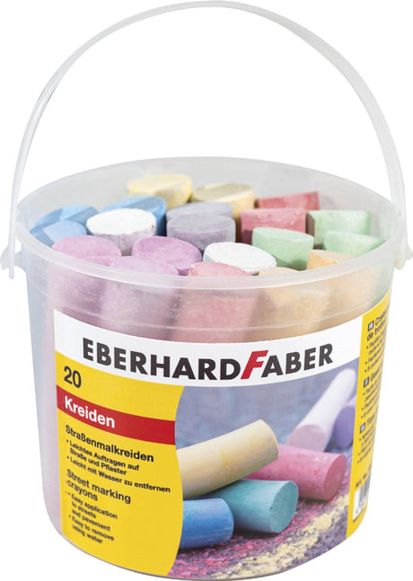 Eberhard faber fortovskridt - 100 stk - i plastikbeholder - assorteret - ef-526599