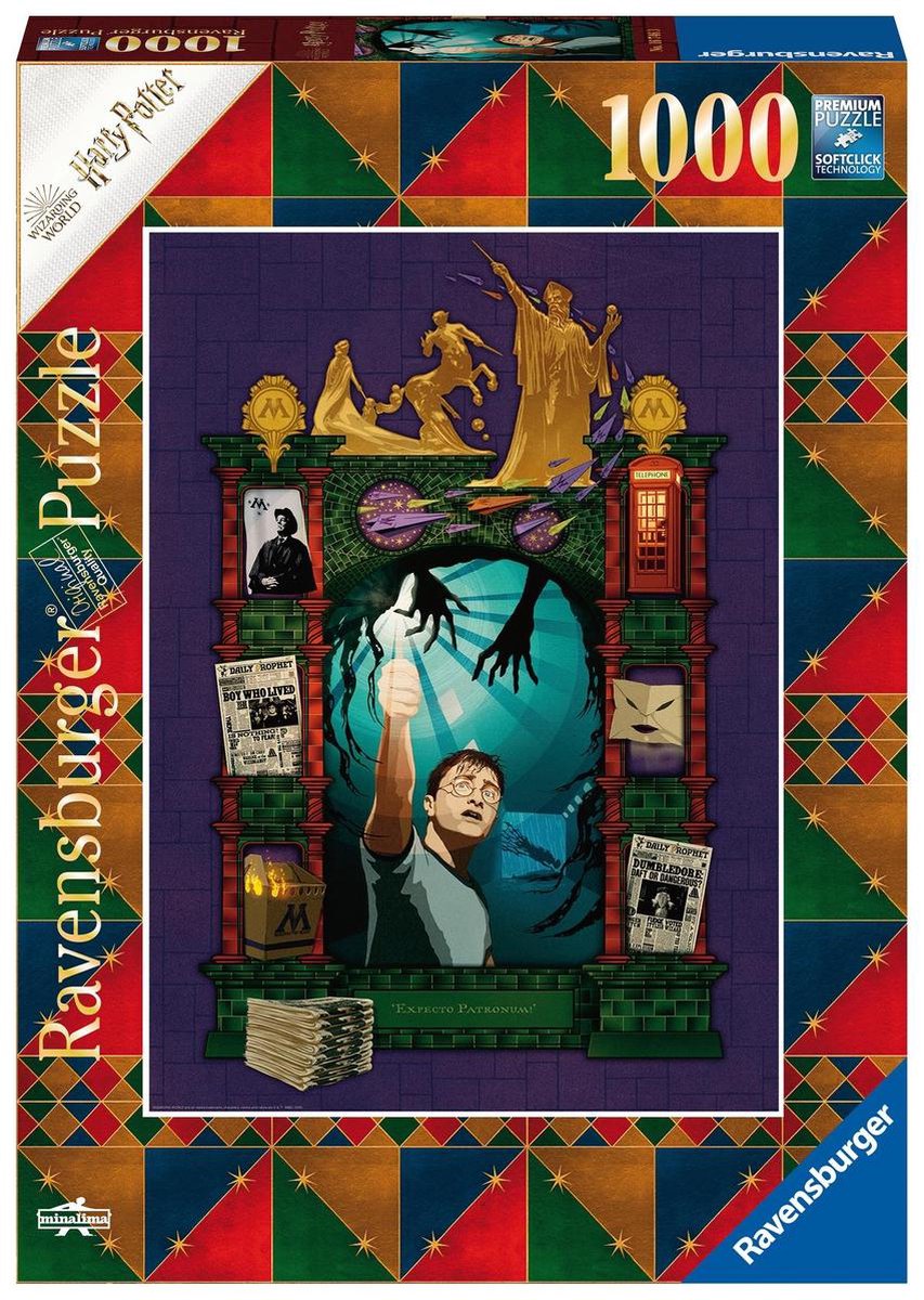 Ravensburger puslespil harry potter 5 - puslespil - 1000 brikker