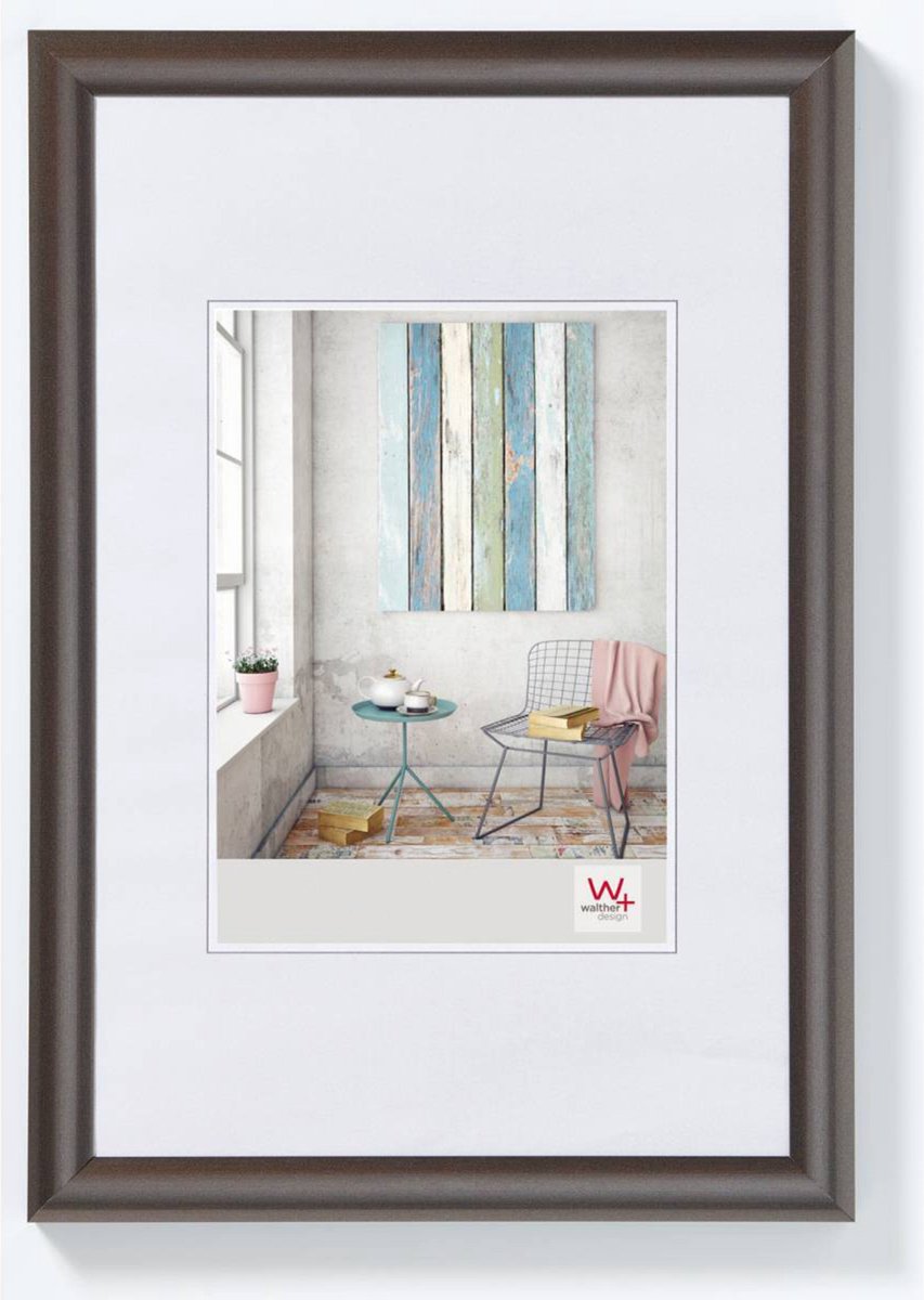 Walther trendstyle - plastramme - fotostørrelse 18x24 cm - stål