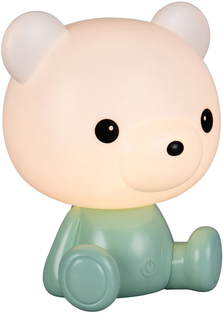Rl lev din lys virkelighed cutie - bordlampe - baby eller børneværelse - grøn - inkl. 1x SMD 0,3 W - on off touch - RGB farveskifter - USB tilslutning