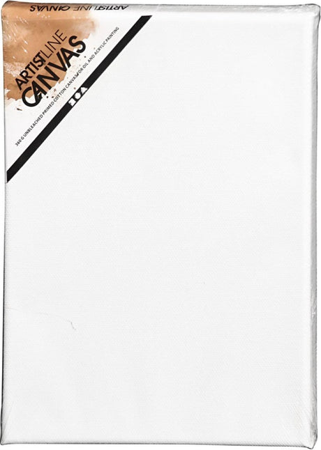 Creativ firma lærred maleklud 18x24 cm hvid - artistline.