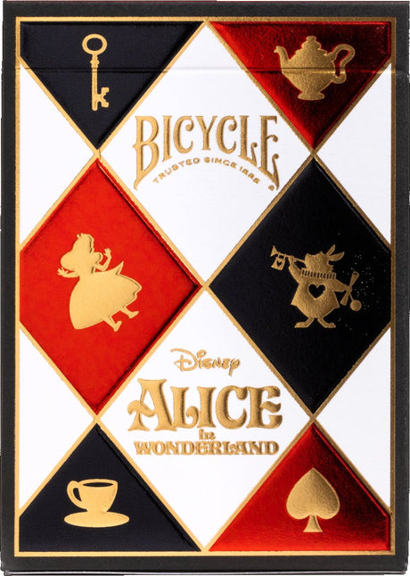 Cykel disney - Alice i Eventyrland - Premium spillekort - poker - kreative - samleobjekt