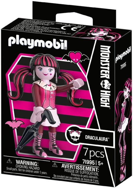 Playmobil | monster høj | draculaura | halloween-legesæt til spændende monstereventyr | med kærlige detaljer tilbehør eventyr | med kærlige detaljer tilbehør | perfekt gave til børn i alderen 4+ | 71995