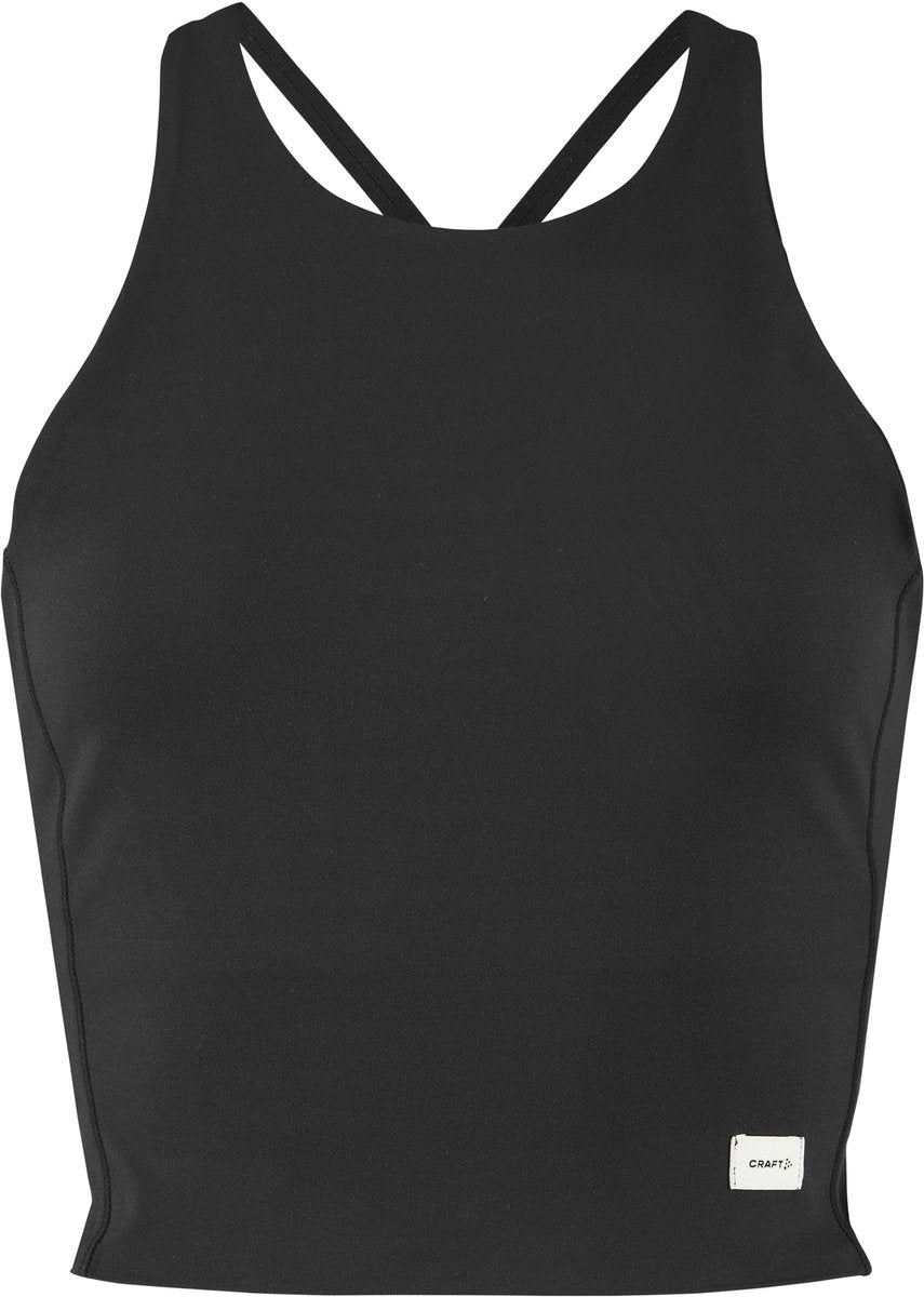 Craft kollektiv cropped singlet m damesportsskjorte - sort