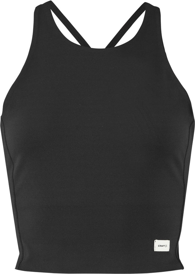 Craft kollektiv cropped singlet m damesportsskjorte - sort