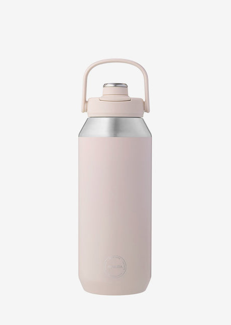 Aya ida aya ida - sportsflaske - drikkedunk - termokande - vandflaske - rustfrit stål - 950 ml - blød rose