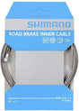 Shimano sil-tec bremse inderkabel 1,6 x 2050 mm - rustfrit stål - racercykel - inklusive endekappe