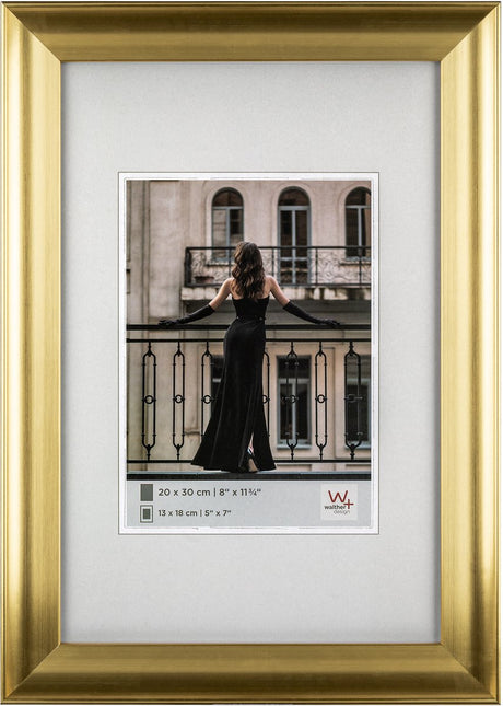 Walther venice - fotoramme - fotostørrelse 30x40 cm - guld