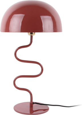 Leitmotiv bordlampe twist - rød - 31x31x54cm - moderne