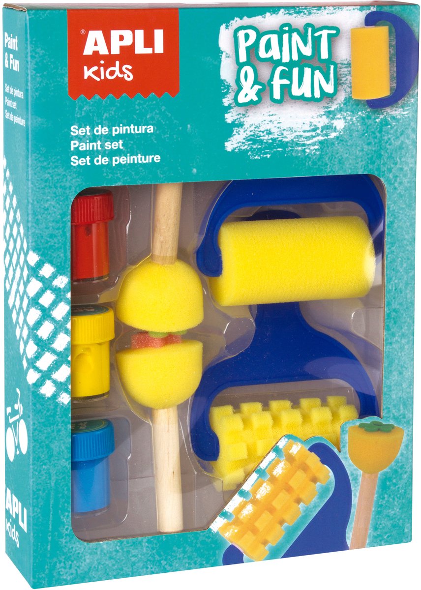 Apli børne malesæt - kreativt legetøj til børn.