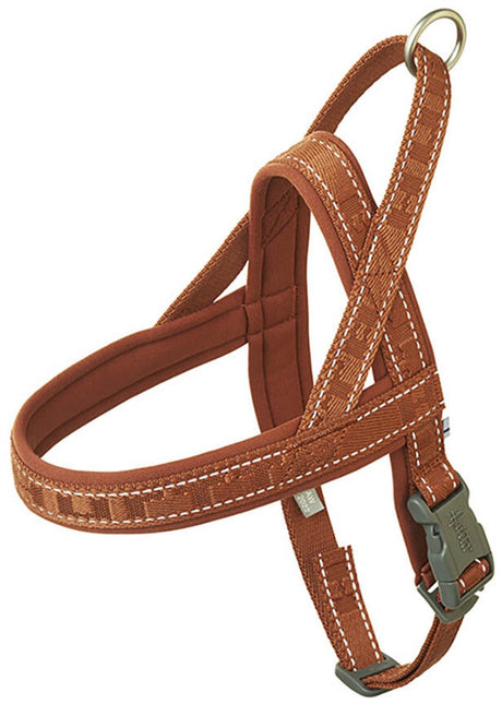 Hurtta casual øko hundesele brun - brystmål: 45-55 cm